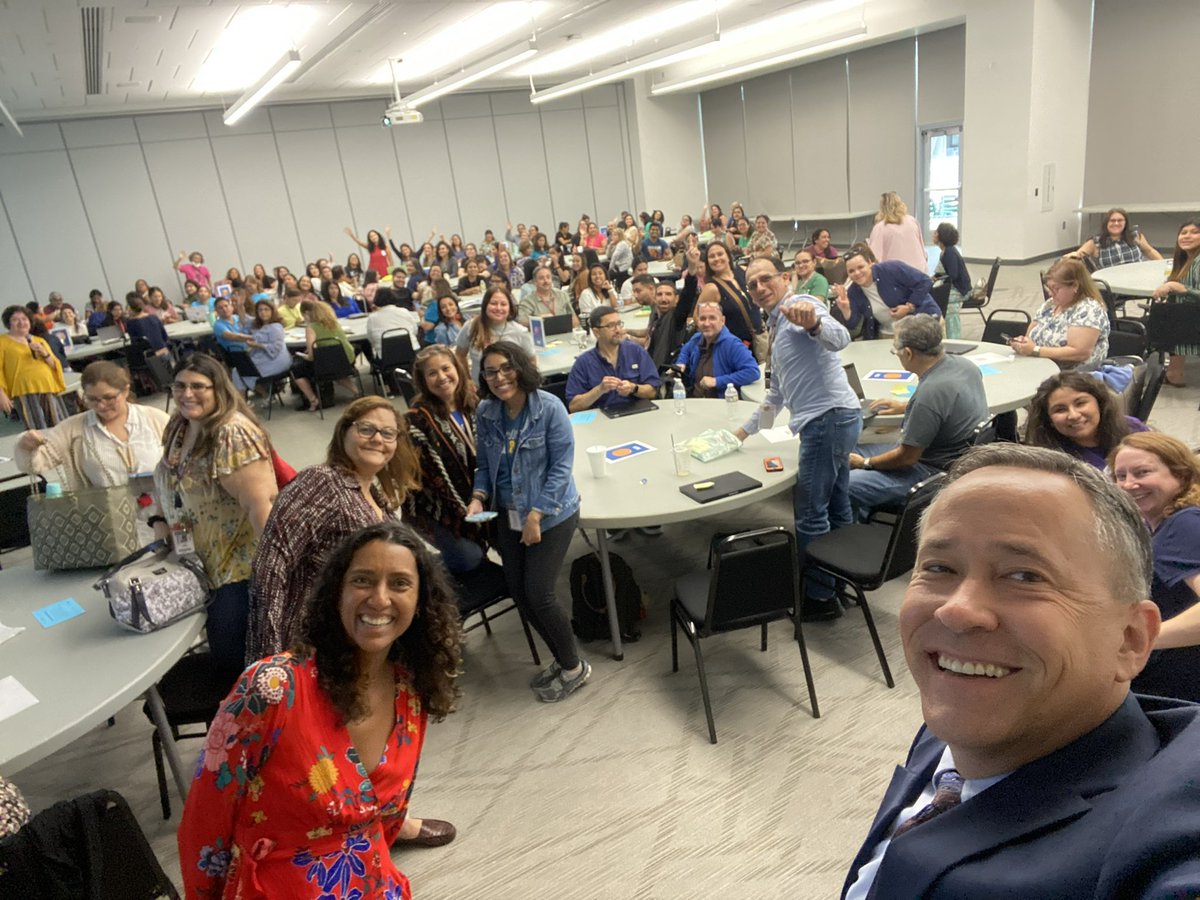 KauffmanEdu's tweet photo. What a great day w/ amazing @katyisd bilingual teachers sharing their language stories &amp; strengthening the dual language commitment in their schools. Over 250 participants in two sessions, with extremely positive feedback. Thank you @lizaleegarza &amp; @KatyOOL for inviting us! https://t.co/svdxbIP2Kq