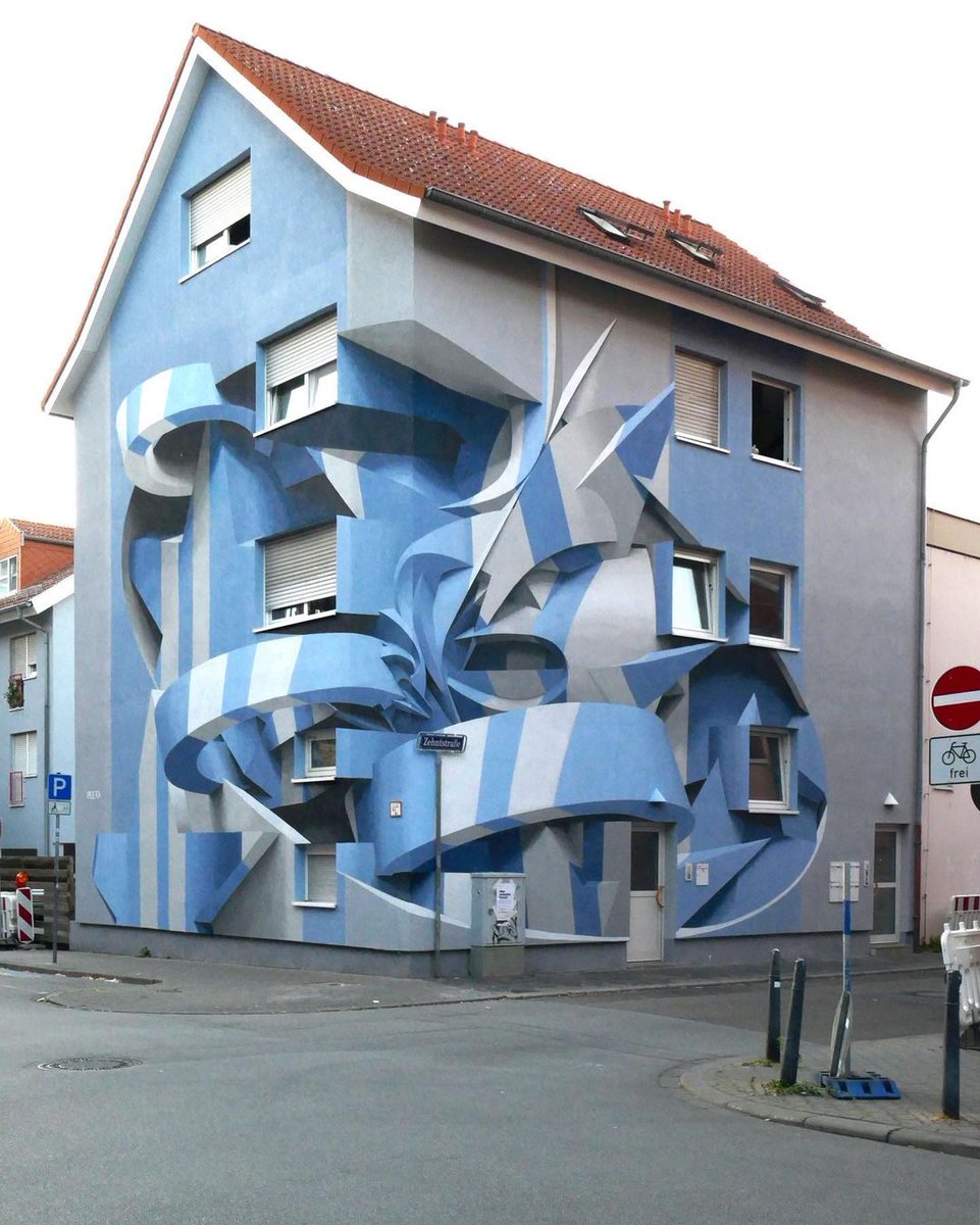 3D Mural in Mannheim, Germany  👇 streetartutopia.com/2021/02/19/3d-…