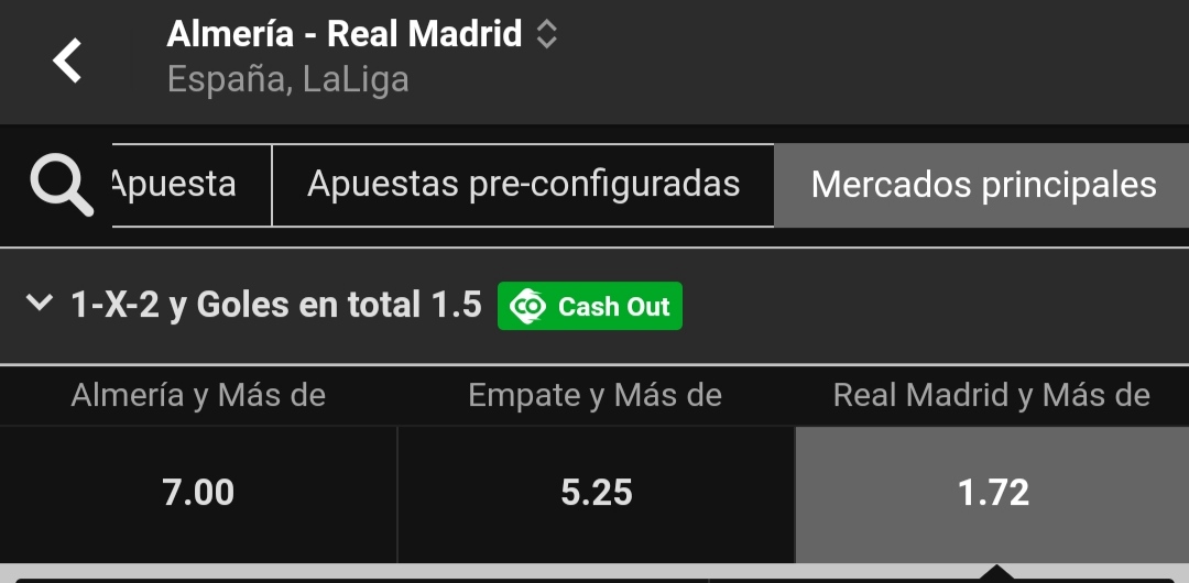 ElTioTipster's tweet photo. Almería vs Real Madrid
Gana Real Madrid y goles +1.5
.
.
.
#Stake3
#Stakazo
#Apuestas
#ApuestasDeportivas
#Bet
#SafeBet
#bettingtips
#bettingtipster https://t.co/1BovcwpLF0