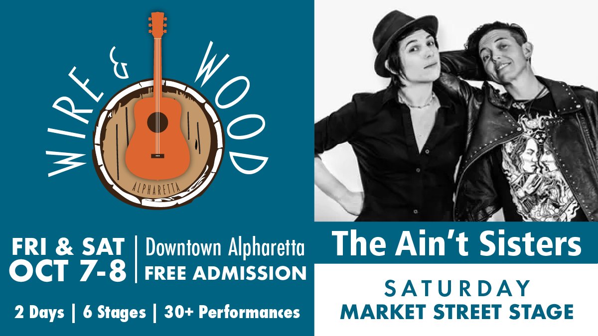 Jam out to the indie rock sounds of the Ain't Sisters at Wire &amp; Wood on Sat, Oct 8. Their unique brand of funk-infused, blues-driven Indie Rock has risen to the top of the local music scene, selling out Decatur's historic Eddie's Attic, and rattling the walls of Terminal West.