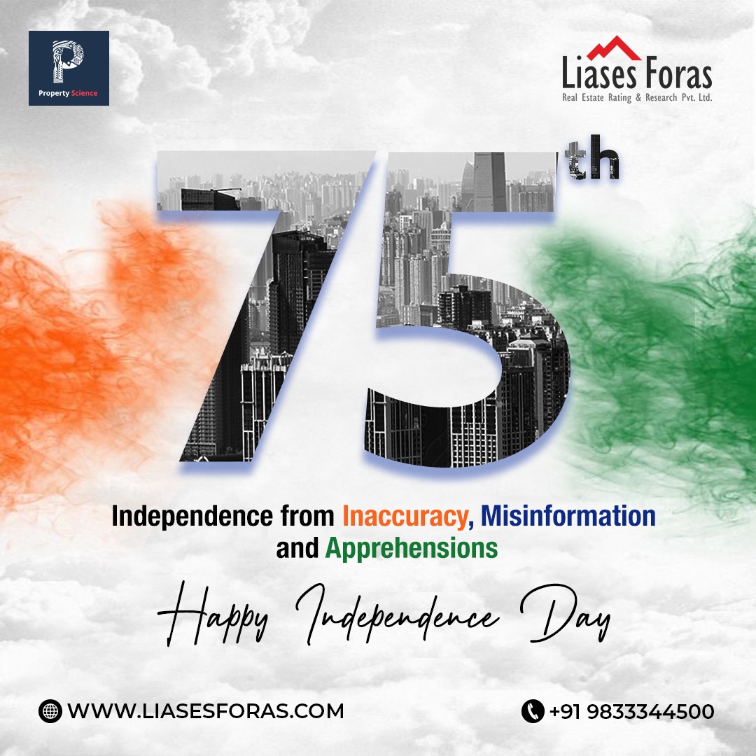 LiasesForas's tweet photo. This Independence day, let us free you from the shackles of Inaccuracy, Misinformation, and Apprehensions to derive what matters the most - โValueโ๐ฎ๐ณ
.
#LiasesForas #PropertyScience #HappyIndependenceDay #AzadiKaAmritMahotsav #HarGharTiranga #IndependenceDay #IndependenceDay2022 https://t.co/8kvoregnoE