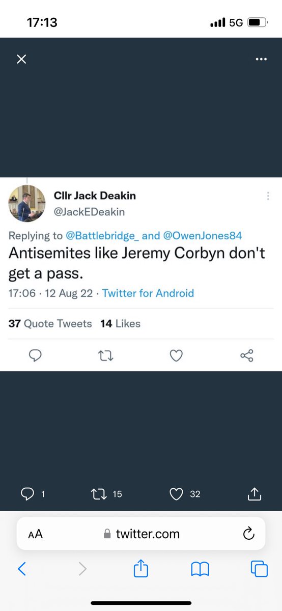 Neither do liars like you, Cllr Deakin. As an elected rep, you’ve a duty of candour to your constituents. Being RW doesn’t give you carte blanche to chat pony. Clearly taking lessons from the est. As they’ve probably never heard of you, you’re yearning for recognition & relevance