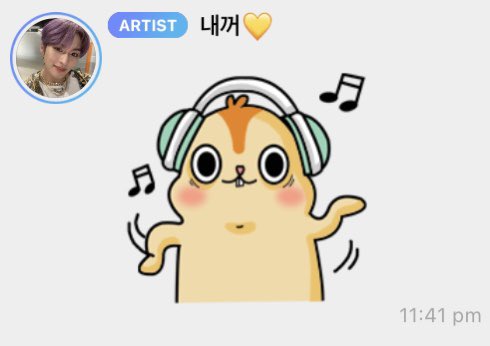 linosbbles's tweet photo. 220814 [💭] 10:41pm KST

i’m going to watch it without subtitles*

to develop my ability to understand

[sticker]

*cutely https://t.co/eOY46eRZUK
