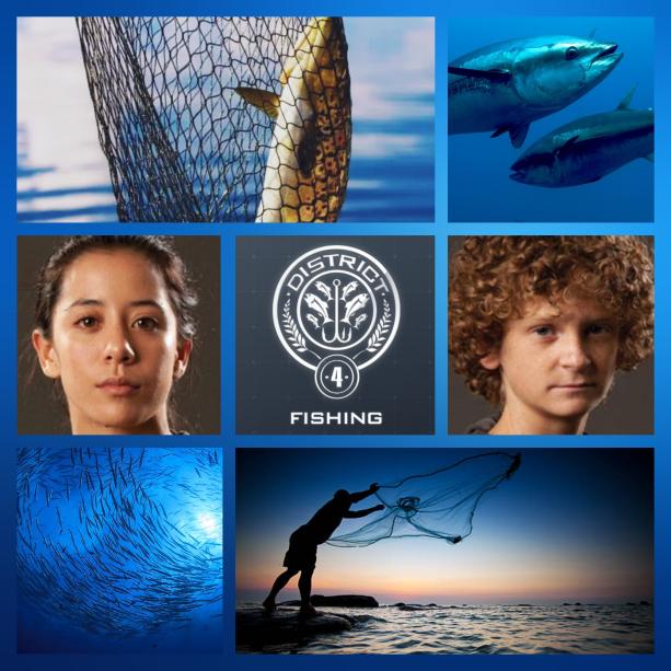 Distrito 4:
¡El distrito de la pesca! Hogar de Finnick Odair, Annie Cresta y Mags. Son fuertes y hábiles y nunca se rinden. ¿Quién es tu favorito del Distrito 4?

#district4 #distrito4 #hungergames #panem #TheHungerGames #finnickodair #anniecresta #mags #fishing #pesca
