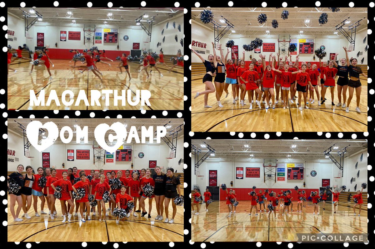 mac_pe's tweet photo. Cheer/Poms Summer Camp was a success! We also had Hersey &amp; Wheeling Cheer/ Pom teams representing! Many volunteered their time and were instrumental in the growth and success with the campers! @D23MacArthur #MAChasPRIDE #PROUD2BD23 https://t.co/flhfhPdund