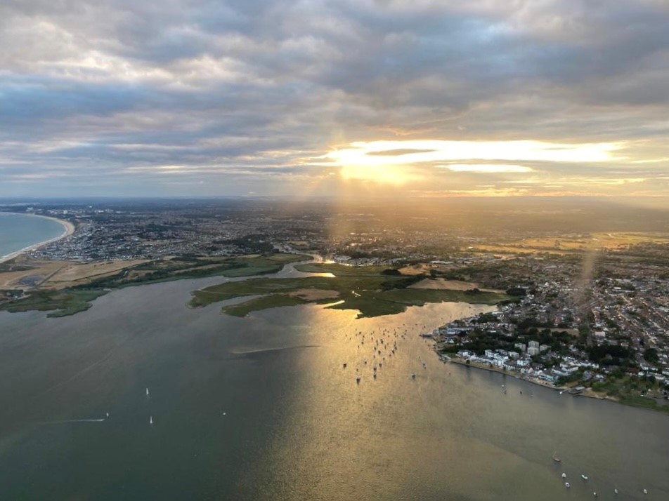 dsairambulance's tweet photo. A stunning #ViewFromOurCrew over Mudeford Quay.
#ViewFromTheCrew #Dorset #SouthWest #JurassicCoast #VisitDorset @VisitDorset https://t.co/rW8fT23lHI