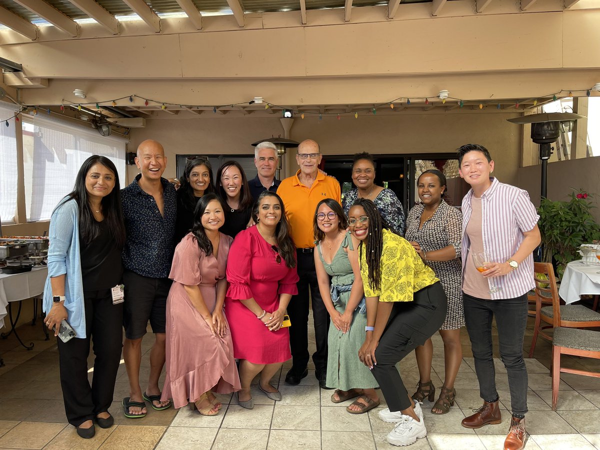 StanfordPedNeph's tweet photo. We celebrated the pioneering career of Dr. Don Potter after 55 years in practice with good food, drinks, and stories of his first pediatric #dialysis patient back in 1966 at @UCSFNephrology, alongside just a small sampling of the #PedsNeph he has trained. Thank you Dr. Potter! https://t.co/MiK5Gi3xxP
