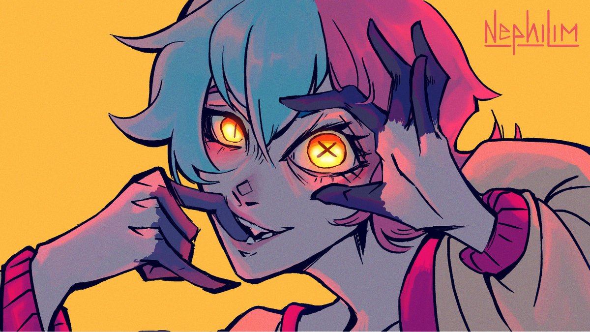 Nefilimfreckles's tweet photo. My new art persona, name is still a work in progress, thery're kinda freaky tho lmao? 

#originalcharacter https://t.co/sivobmUPZT