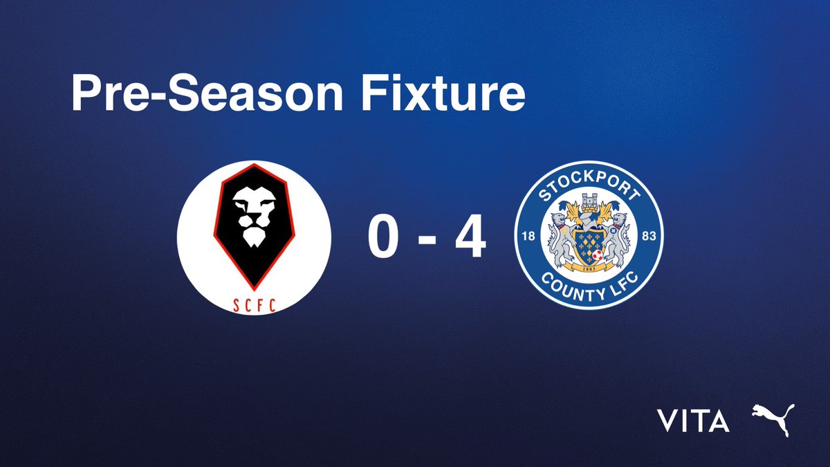 CountyWomen_'s tweet photo. 1st TEAM RESULT : Our First Team finish their pre-season with a flourish, beating @SalfordCityFC Women and keeping a clean sheet!👍🏻⚽️🔥

⚽️ @jess_battle 
⚽️ Harriet Houghton
⚽️ @Livi_Wild 
⚽️ @RitchieElla 

🔵⚪️🎩 #UTH #FAWNL https://t.co/0yoGezV0a4