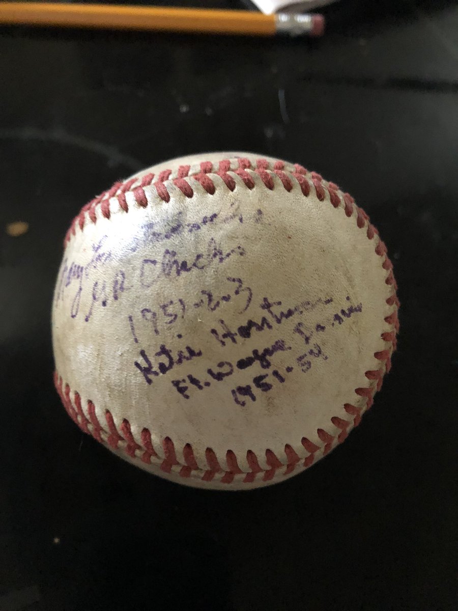 GaryJLynn's tweet photo. @ALOTO In 2004 at the MLB All Star Fan Fest in Houston I was given a ball from the Women’s League that was suppose to be auctioned off. My room looks like a sports museum and this is one of my favorite possessions. I saw the movie many times. https://t.co/scfLLLCauT