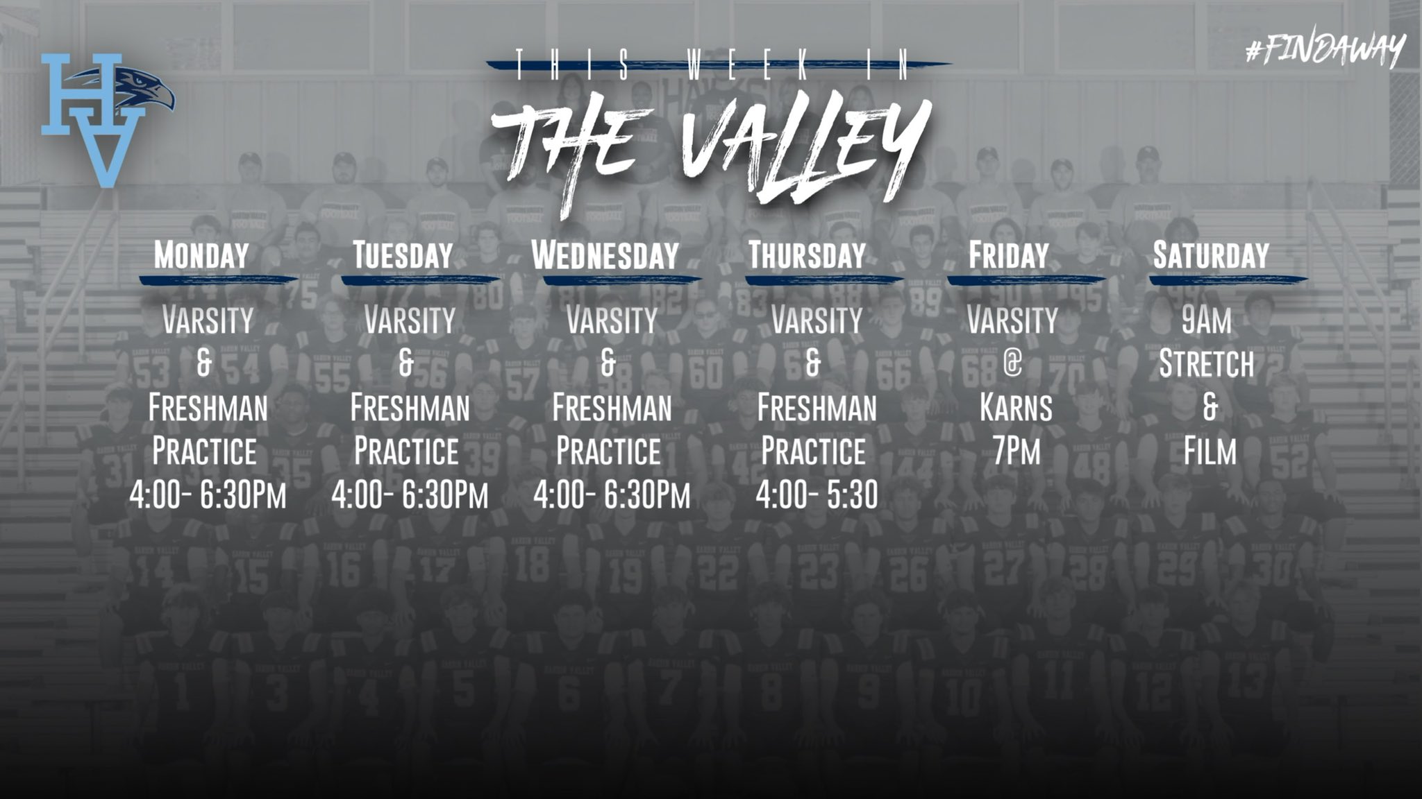 Hardin Valley Football on Twitter "It’s GAME week Hawks! JeffMinerTN