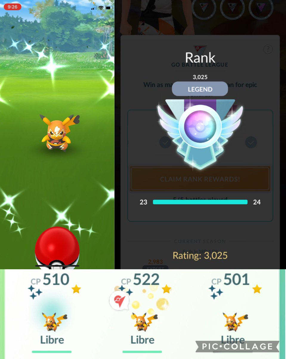 chellmic07's tweet image. Third shiny pika libre in a row!!! ✨

Hit legend last night for the 5th time in a row with the @ThoTechtical  double rock team. 💪🥳

Shout out to @x3dxconno7 @Rhyblet @allijahmotika @x3DxJMar159  and everyone on @WingAttackPvP  for the great coaching.

#PokemonGO #ShinyCheck