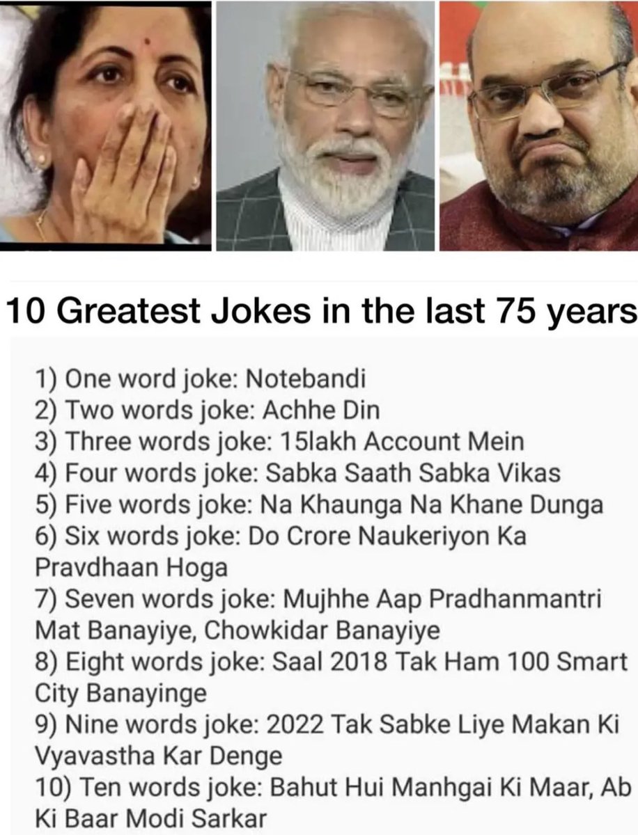 10 greatest jokes in the last 75 years 🥹