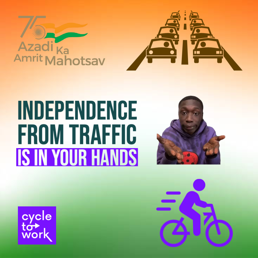 Sign up today cycleto.work #azadikaamritmahotsav2022