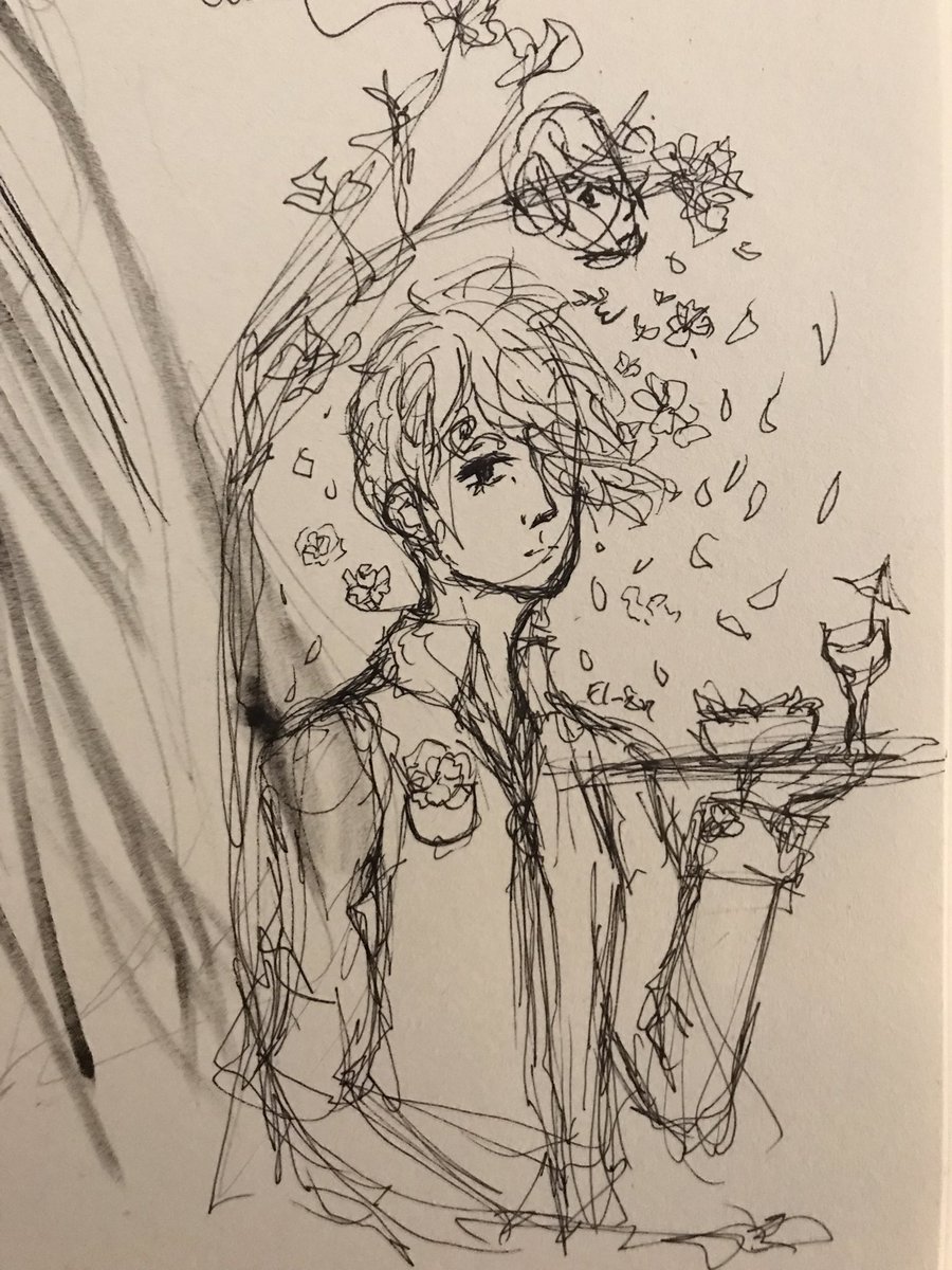Elsweart's tweet photo. Sanji doodle #Sanji #traditionalart #doodle #onepiece https://t.co/NA8JDELCoe
