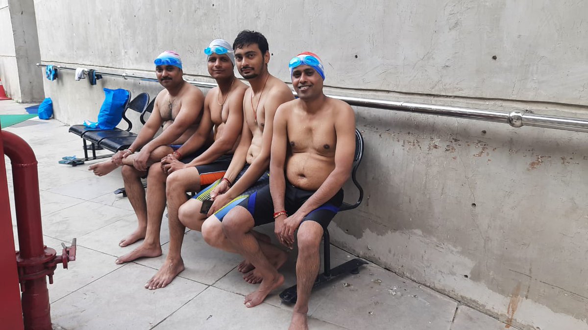 Surendra352's tweet photo. Swimming CWG club 
@officialncrtc 
#ncrtc https://t.co/1X40fAOxPi