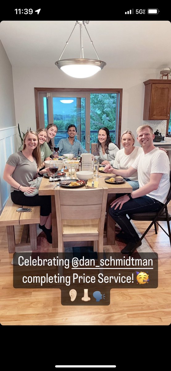 Mayo Clinic ENT Residency Program (@mayoentresident) on Twitter photo The <a href="/MayoClinicENT/">Mayo Clinic ENT</a> intern crew got together for a home cooked meal and to celebrate <a href="/SchmidtmanDan/">Dan Schmidtman</a> wrapping up an awesome 6 weeks on the <a href="/DrDanielPrice/">Daniel Price</a> service! Next up for her turn on #HeadAndNeck will be <a href="/TCress_MD/">Victoria (Tori) Cress, MD</a> paired with PGY3 <a href="/DanteMerlino/">Dante Merlino MD, PhD</a> 👍🏻 #ENT #OtoMatch2023 #ERAS #Oto The <a href="/MayoClinicENT/">Mayo Clinic ENT</a> intern crew got together for a home cooked meal and to celebrate <a href="/SchmidtmanDan/">Dan Schmidtman</a> wrapping up an awesome 6 weeks on the <a href="/DrDanielPrice/">Daniel Price</a> service! Next up for her turn on #HeadAndNeck will be <a href="/TCress_MD/">Victoria (Tori) Cress, MD</a> paired with PGY3 <a href="/DanteMerlino/">Dante Merlino MD, PhD</a> 👍🏻 #ENT #OtoMatch2023 #ERAS #Oto