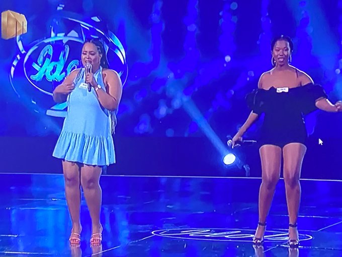 kaone_lekgetho's tweet photo. Bathong, am i the only one who thought they did not compliment one another?honestly, their performance wasn't really good for me. #idolssa https://t.co/ZJG0cnyXjA
