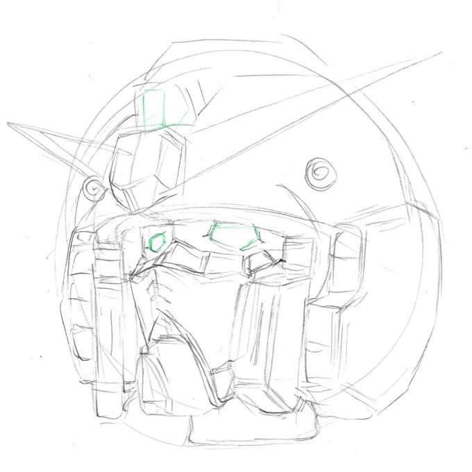 ガンダム落書きんちょです#ガンダム#落書き 