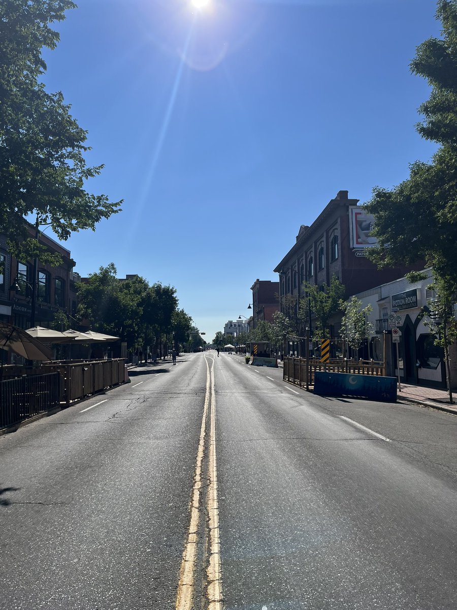 Cammur's tweet photo. @FuckCarsReddit car free Sundays in August! Calgary, Canada https://t.co/K9QicMmsMm