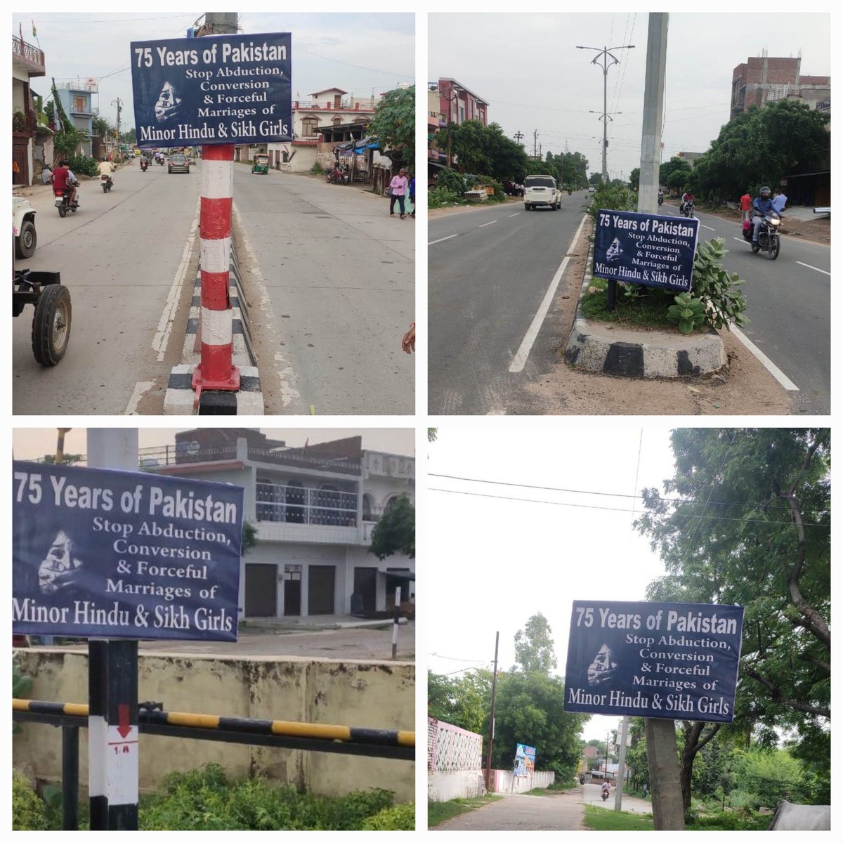 AskAnshul's tweet image. 1) Dear @UN, @UNGeneva, @UNHumanRights

These are not just banners that I put today on the streets of India. This is the ugly truth of how minor girls of Hindu, Sikh &amp;amp; other minorties face abduction, conversion &amp;amp; forceful marriage in Pakistan on a daily basis.

Here is the thread