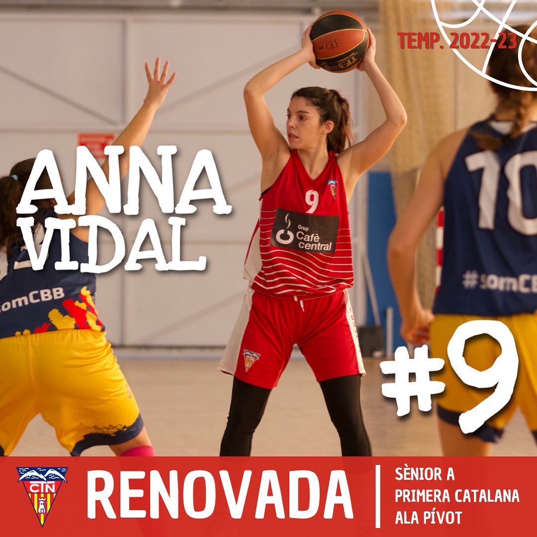 cnterrassa_bq's tweet photo. 🔴| SÈNIOR FEMENÍ A
Anna Vidal! Renovació! Ala pívot que jugarà la seva tretzena temporada al primer equip.
L'equip femení aquesta temporada 22-23, jugarà a primera catalana i estarà format per 11 jugadores.
Som-hi equip, a per una gran temporada!❤️
#orgullvermell #basquet https://t.co/U8eFYUtmvJ