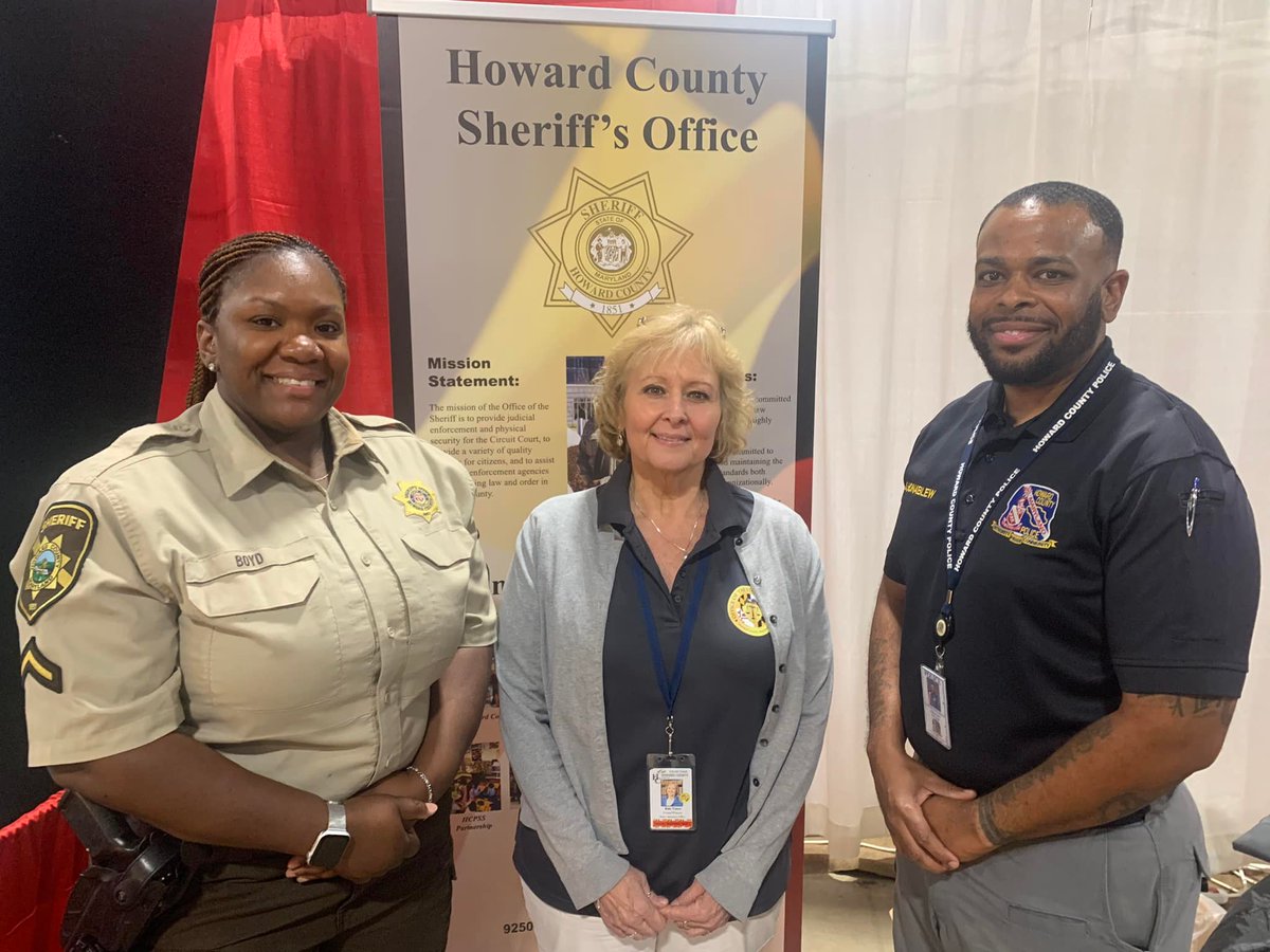 HowardCoSAO's tweet photo. It's a wrap! This year's #howardcountyfair is over. Such a great time with our law enforcement partners @HCPDNews and @HCSOnews talking with visitors at our booth &amp; sharing with others the work we do in the community day after day. We look forward to seeing everyone next year! https://t.co/eBXvqvJrGf