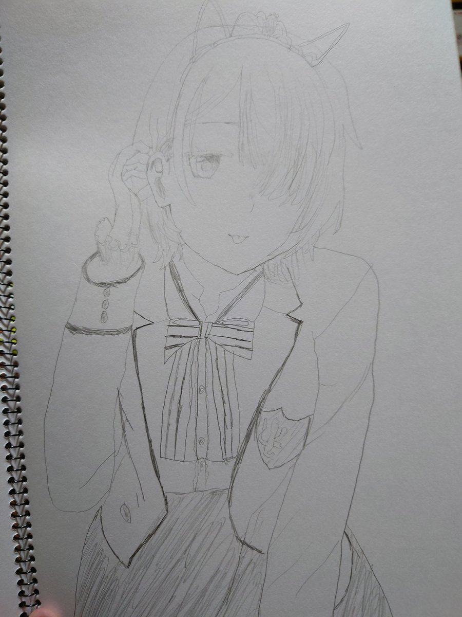 Persia1109's tweet photo. 俺が今までで唯一真面目に描いたイラスト。3年前に描きました。これ以外描いてない。
因みに一枚目のキャラクターの名前は「ペルシア」です。 https://t.co/y37zLdC4Fa