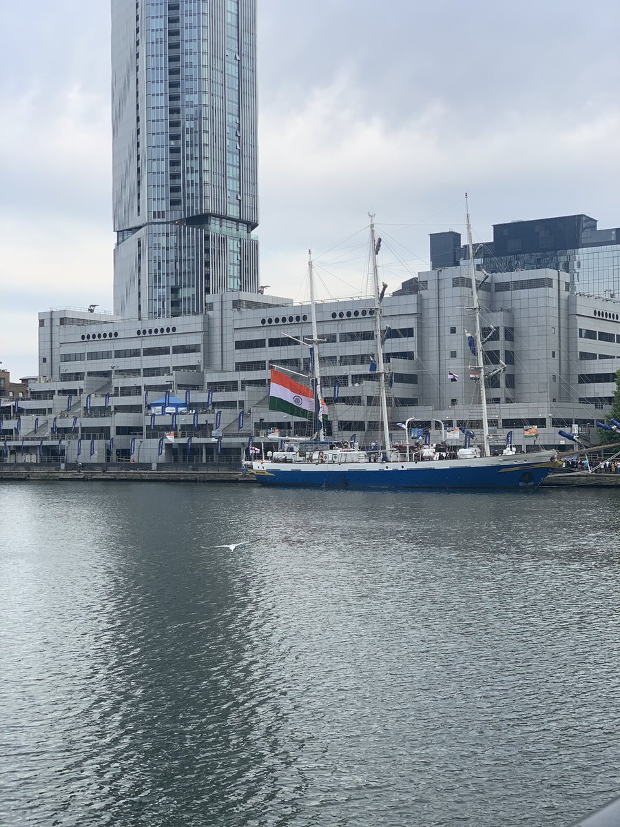 AjayKat24's tweet photo. What a proud moment for all Indians in London - to see our tricolor flowing - mesmerising and surreal @narendramodi @PMOIndia @rajnathsingh @nitin_gadkari https://t.co/vPO4rmj7nn