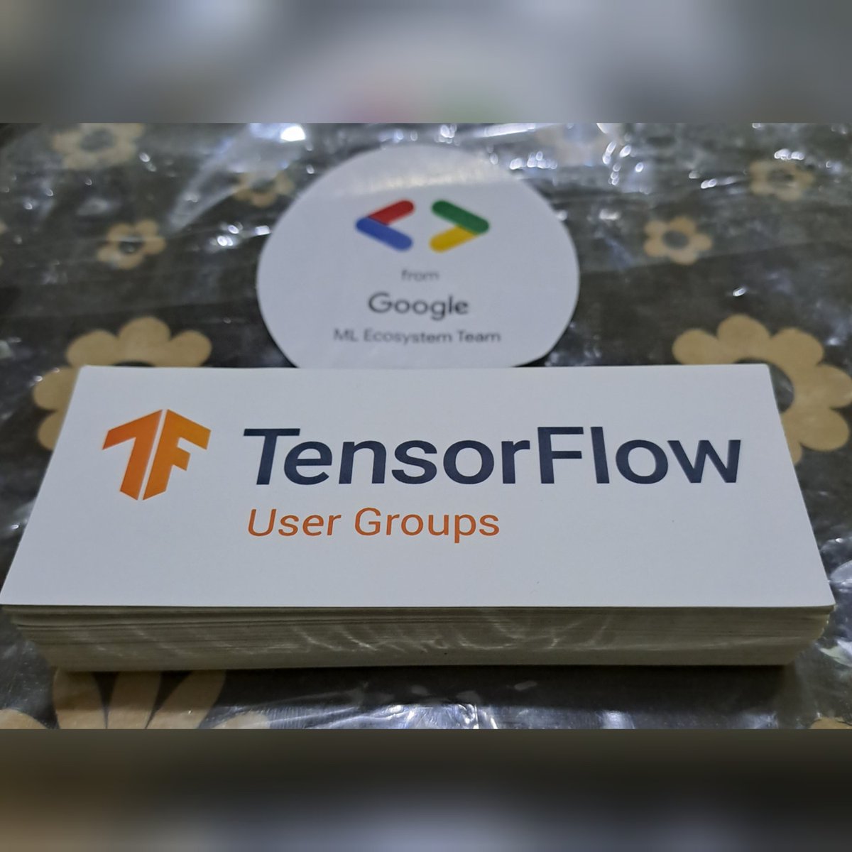 AnushCodergirl's tweet photo. I'm glad to share that I received my TFUG welcome kit from @googledevs 🤩😍
I would like to thank @TensorFlow team for all the support. 🙌
.
.
.
And So It Begins.. 🎊💫 @TensorFlowHJP

P.S: Lovin' this Kesariya T-shirts 👕  🧡 
#TensorFlowUserGroup #TensorFlow #Hajipur https://t.co/UIOjiwHIn1