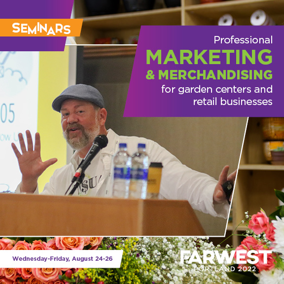 Farwest is unique in the way it brings ALL aspects of the green industry together under one roof. This allows for aha moments between departments! Farwest is one week away - August 24-26. Register: farwestshow.com/register/