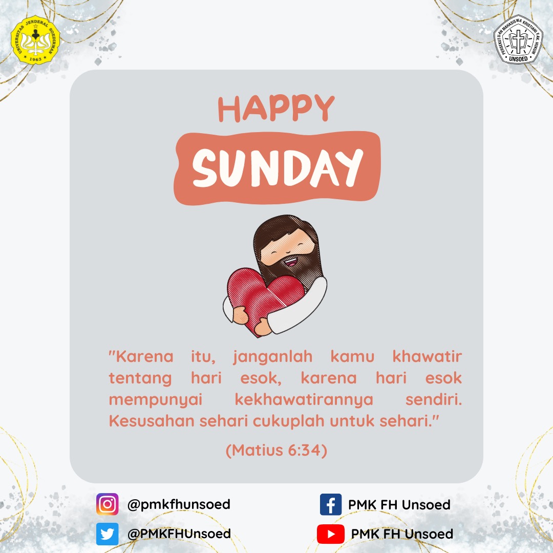 Selamat hari minggu, Tuhan Yesus memberkati! 😇🙏🏻

#satudalampmk