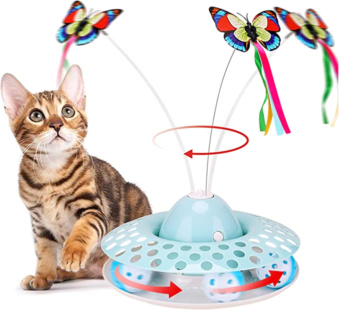 KillerSole's tweet photo. Cat Toys - Funny Automatic Electric Rotating Butterfly &amp; Ball Exercise Kitten Toy,Interactive Cat Teaser Toys for Indoor Cats (air Blue)😻
To get the product, Follow the link below:
https://t.co/9Qjhvbrbfx
#petsupplies #pets #dogsofinstagram #dogs #petshop https://t.co/5dtghVTMMJ