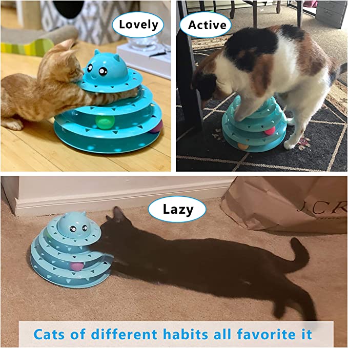 KillerSole's tweet photo. UPSKY Cat Toy Roller 3-Level Turntable Cat Toys Balls with Six Colorful Balls Interactive Kitten Fun Mental Physical Exercise Puzzle Kitten Toys😻
To get the product, Follow the link below:
https://t.co/j0aeeF9GbN
#petsupplies #pets #dogsofinstagram #dogs #petshop https://t.co/GoTQRRDXnG