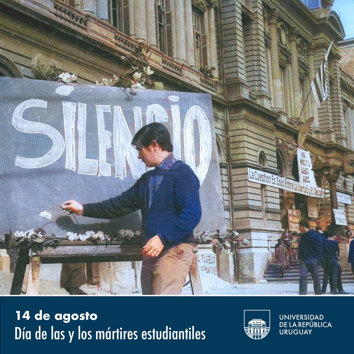 #14deAgosto · Día de las y los mártires estudiantiles