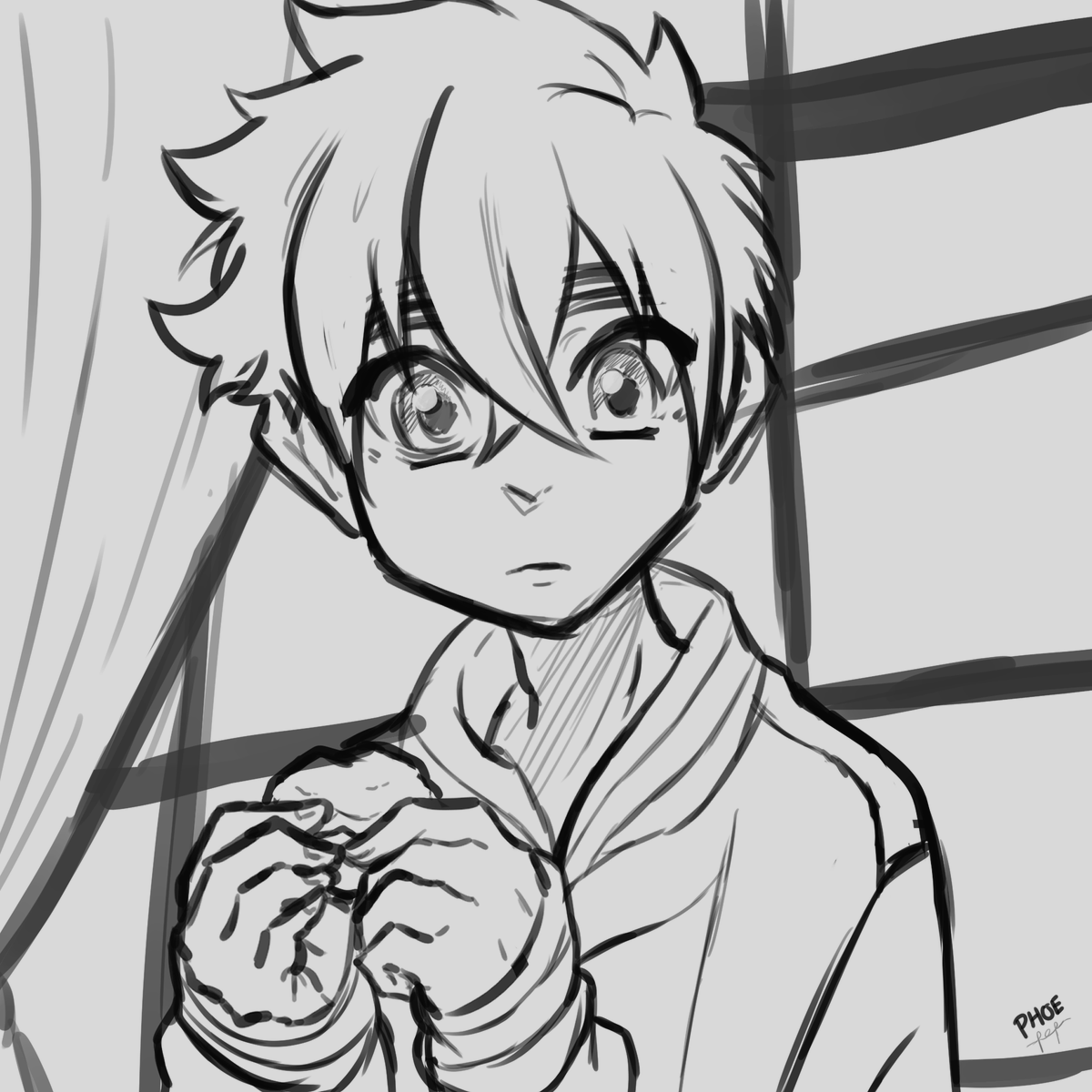 phoe_pop's tweet photo. Upcoming Post WIP // I love this bean dearly. Binged the anime in like 2 1/2 days ksxbxjxb. If you know the anime/character feel free to comment it lol. https://t.co/tNHBUNaLBX