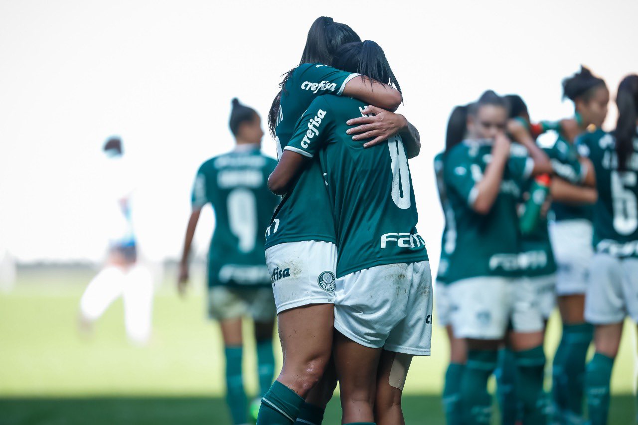 Palmeiras faz 5 a 0 no Grêmio pelas quartas de final do Brasileirão Feminino