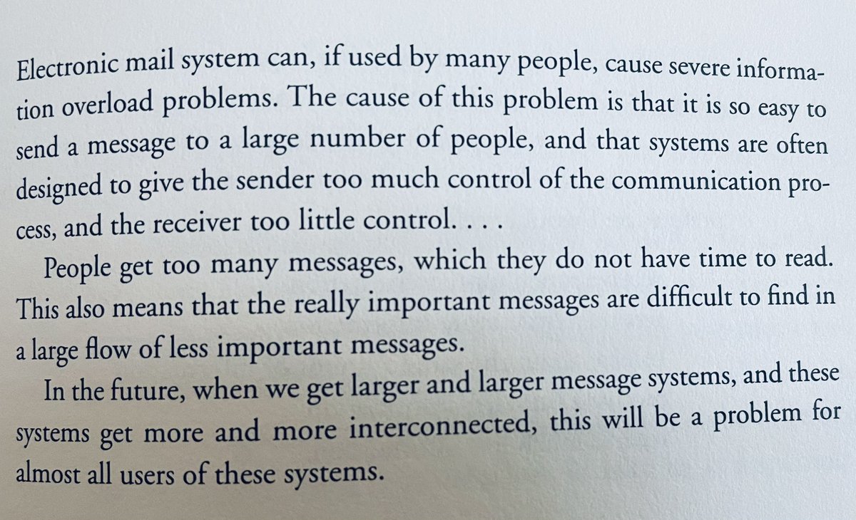 Warning from 1982 (Jacob Palme, Stockholm).