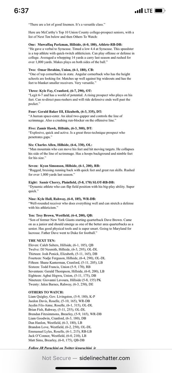 Blessed to be ranked number 3 in Union County! \\V//