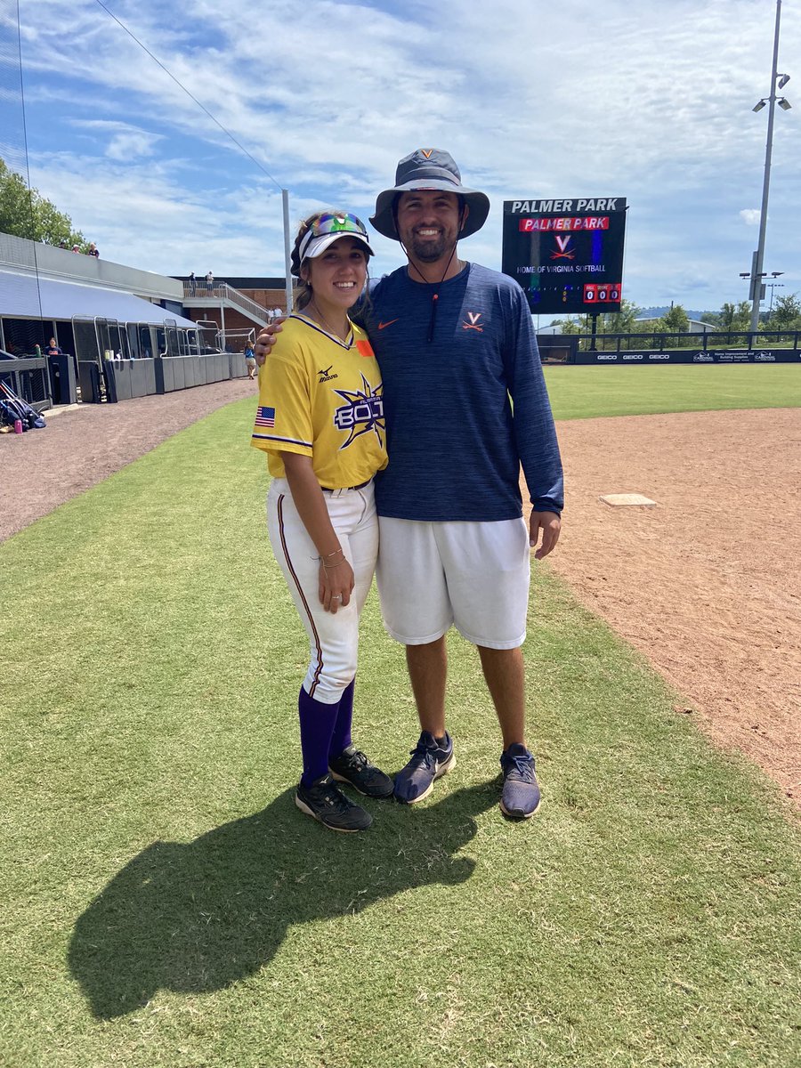 Thank you <a href="/UVASoftball/">Virginia Softball</a> for the amazing camp. I had so much fun and learned so many things not only about softball but the historical campus! @jakesidwell_UVA <a href="/Coach_Jo4444/">Joanna Hardin</a> <a href="/AL_Bolts2023/">Alabama Thunderbolts 2023 - Sherman</a>