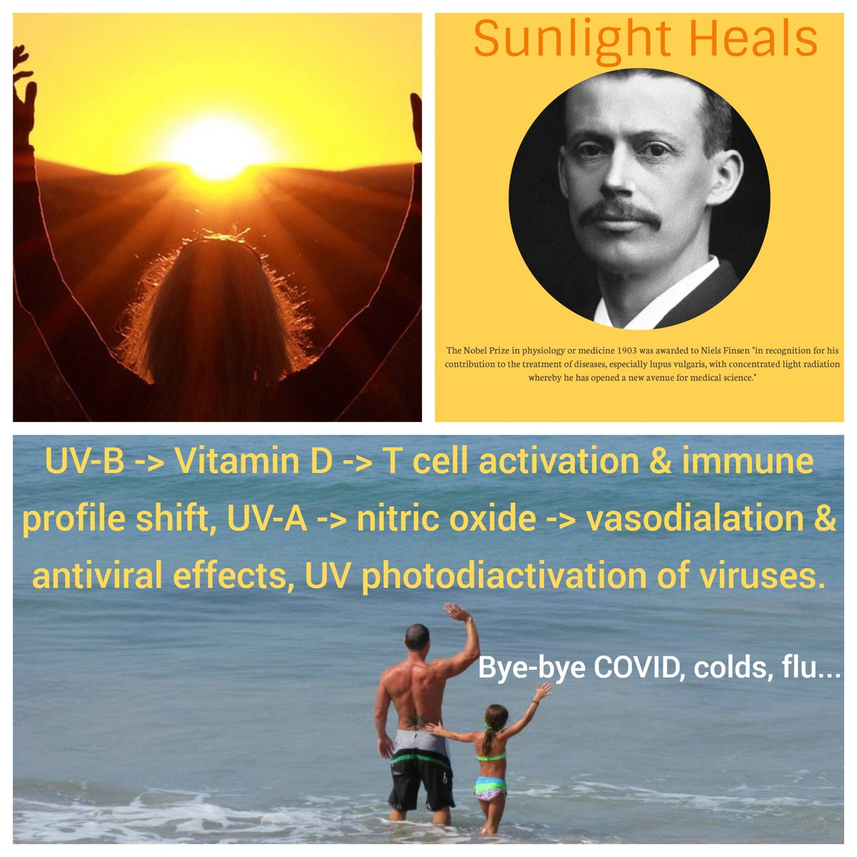 advancedhealing's tweet photo. In my professional opinion, based on over 3 decades of research and clinical practice, those who have the highest vitamin D levels, from the sun, not supplementation, have the lowest all-cause mortality risk.
#sunlightheals #mitochondria https://t.co/ELSXFsacOi