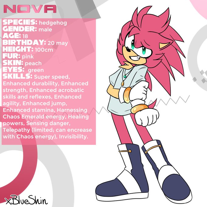 xBlueShin — The Triplets but in the Sonic X pose!