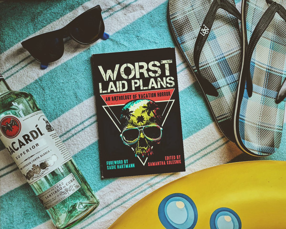 Need a good summer scare? Lots of books to recommend, but for those who want variety check out this anthology of vacation horror edited by @samkolesnik from @GrindhousePress 🤘🏻TOC includes <a href="/vlatinalondon/">V. Castro</a>, <a href="/PatLacey/">Patrick Lacey</a>, <a href="/AsherEllis/">Asher Ellis</a>, @HaileyPiperSays, <a href="/13visions/">Scott Cole</a>, and more!!