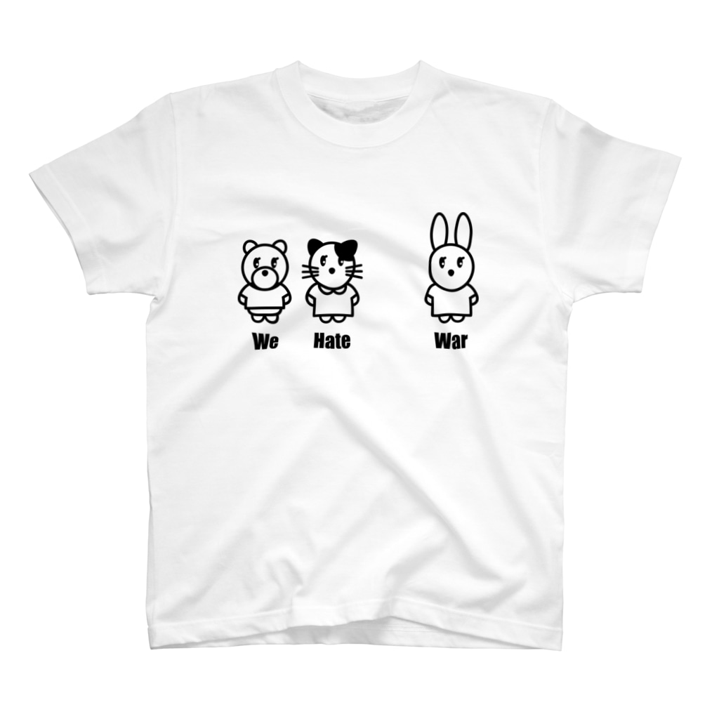 rabbit_cheeky's tweet photo. CR048_WeHateWar
We Hate War
戦争は嫌い

SUZURI：
https://t.co/dlADSCrD9g
Tシャツトリニティ：
https://t.co/aU8NAMX9BO

 #Tシャツトリニティ #Tシャツ #うさぎ #生意気うさぎ #ビートルズ #WeHateWar https://t.co/ntju72eUuK