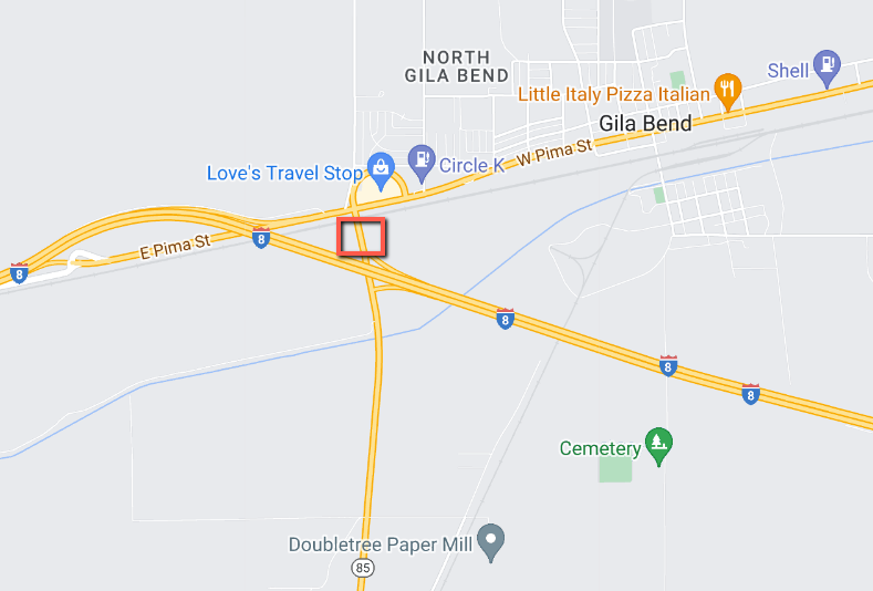 ArizonaDOT's tweet photo. SR 85 just south of I-8 (mp 0.5): The road is temporarily closed to land a medical helicopter (serious crash).
#aztraffic #SR85 @GilaBendAz https://t.co/luLAN9z4Ht