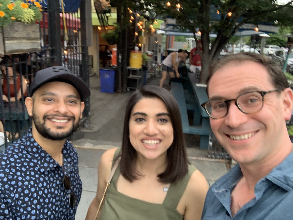 Sunday afternoon @GTCardFellows happy hour mentorship. Welcome to 1st year fellows Manav and Fatima! @gabyweissman @PhilLamMD @ckaiseroll