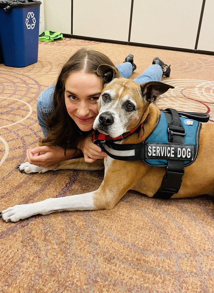 SirRedkin3's tweet photo. Finally got to see my best friend again 🥺❤️ I love floor time with @MelanieScrofano ❤️ #EHCon2022 https://t.co/rayETPJNbf