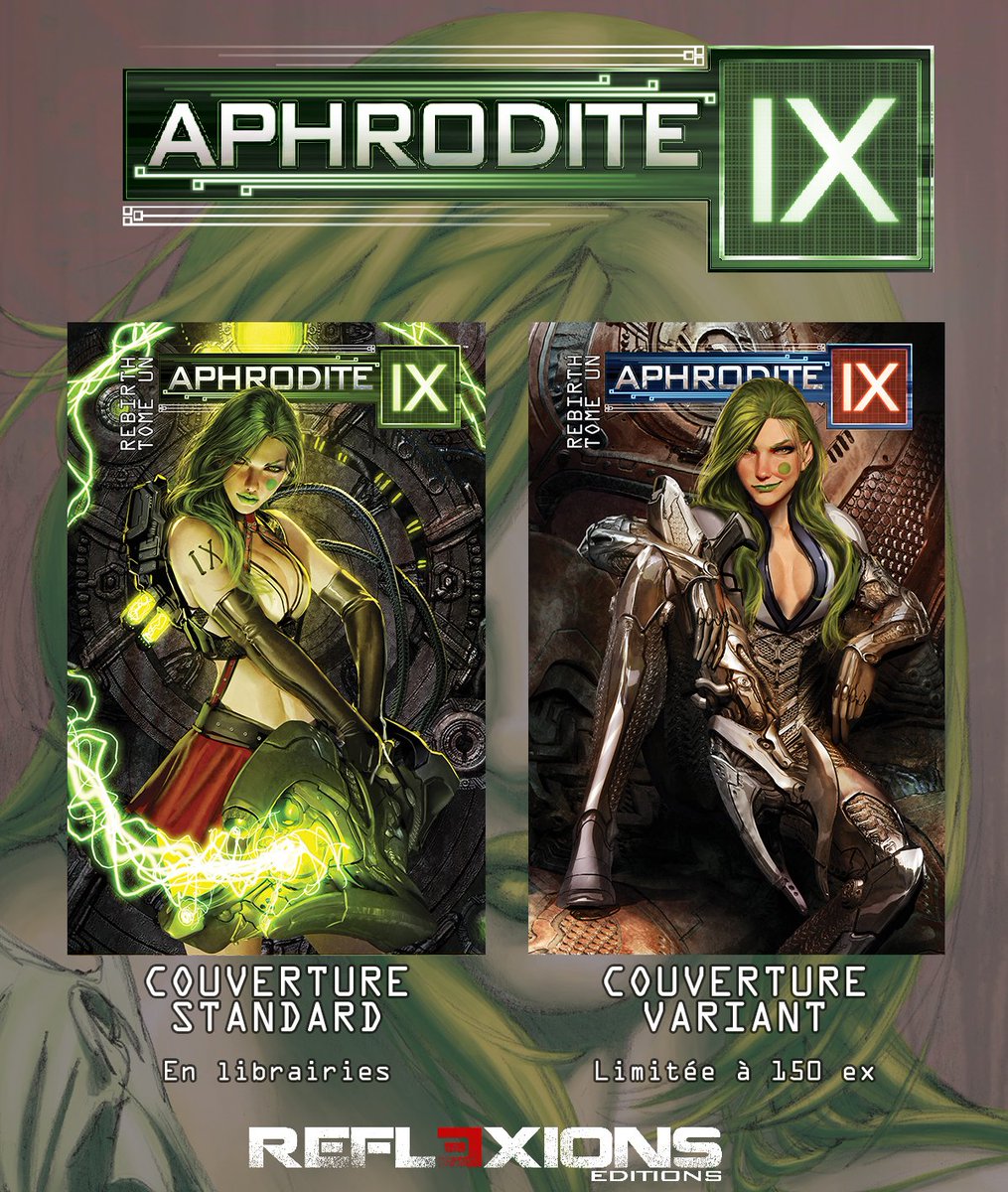 Ed_Reflexions's tweet photo. L'univers Top Cow Rebirth arrive en France ! La première à nous y plonger n'est autre qu'Aphrodite IX !
Avec 2 couvertures magnifiques de Stjepan Sejic ! #comics #topcow #aphroditeix #stjepansejic #marcsilvestri #cyberforce #bd #album #cover #art #artwork https://t.co/uU5q3UQQXG