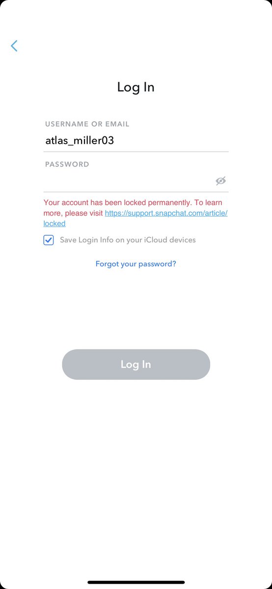 atlasmiller16's tweet photo. @snapchatsupport I’m still having issues with this and y’all supposedly fixed this issue but I guess not HELP!! https://t.co/r6AsjGOkGh