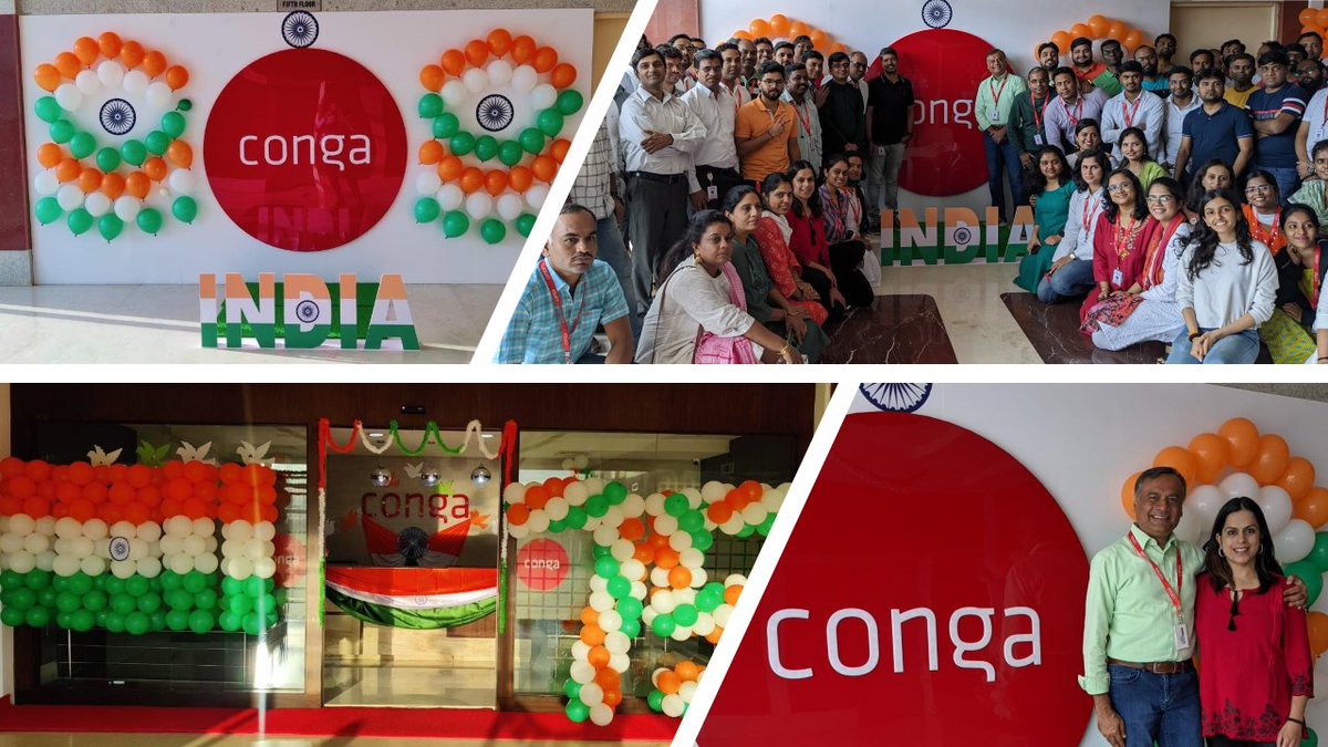 Thanks to Conganeer Asha Narayen, who shared pictures from Independence Day events in Bangalore. Activities included a quiz, dance performance, treasure hunt and best ethnic attire competition, followed by a delicious traditional lunch. Happy #IndiaIndependenceDay! #IndiaAt75